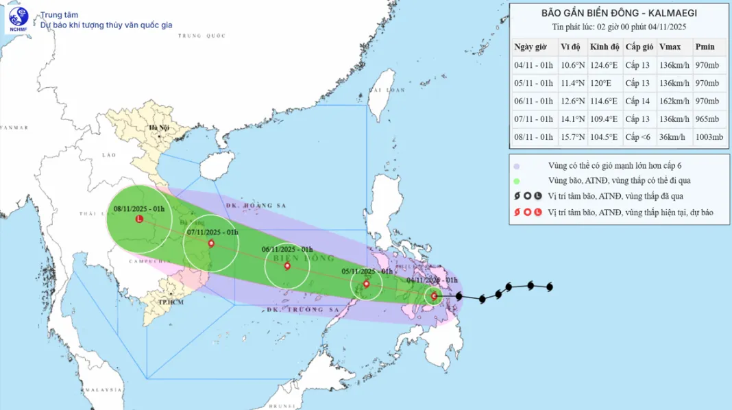 CÔNG ĐIỆN CỦA UBND TỈNH VỀ VIỆC CHỦ ĐỘNG TRIỂN KHAI PHƯƠNG ÁN ỨNG PHÓ VỚI BÃO KALMAEGI VÀ MƯA LŨ TRÊN ĐỊA BÀN TỈNH Đắk Lắk
